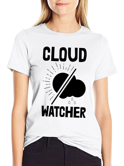 Cloud Watcher Graphic T-Shirt - Black