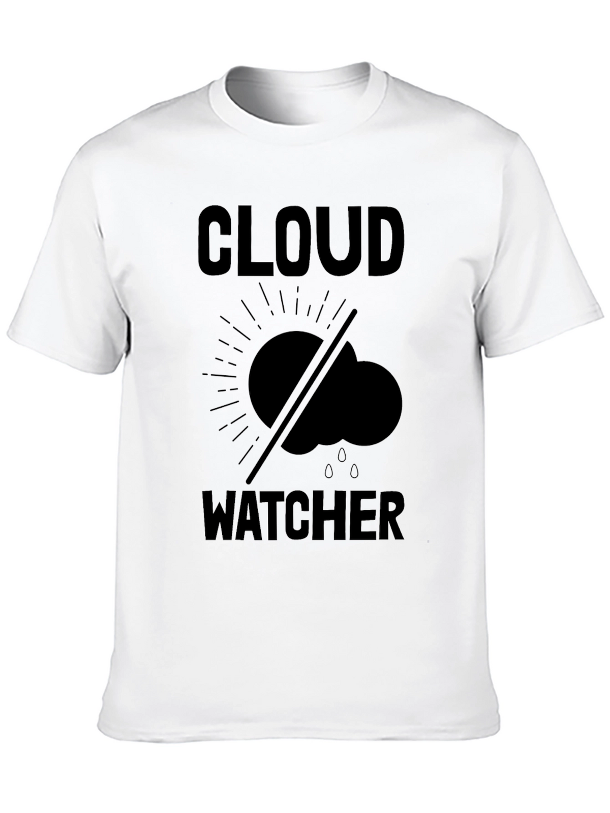 Cloud Watcher Graphic T-Shirt - Black