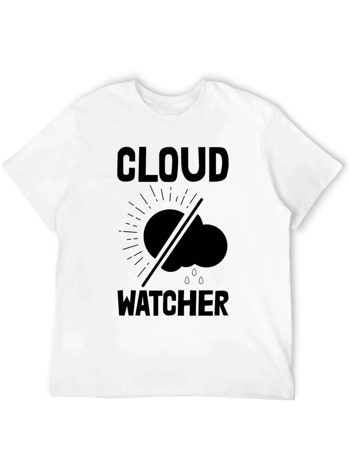 Cloud Watcher Graphic T-Shirt - Black