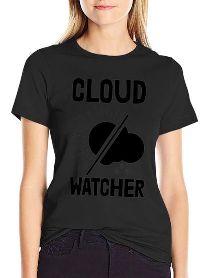 Cloud Watcher Graphic T-Shirt - Black