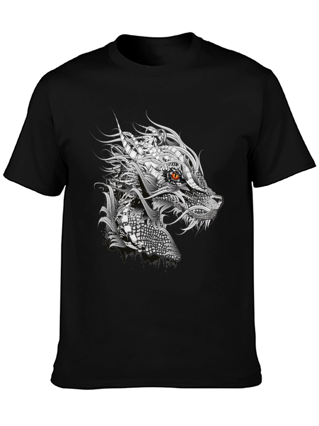 Dragon Graphic Black T-Shirt