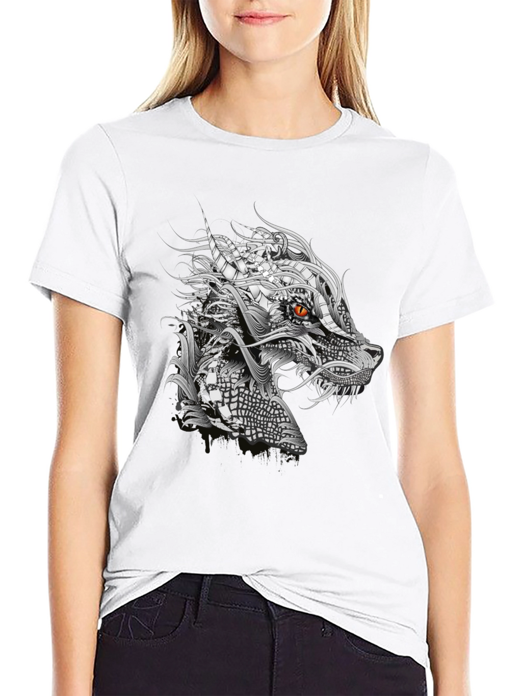 Dragon Graphic Black T-Shirt