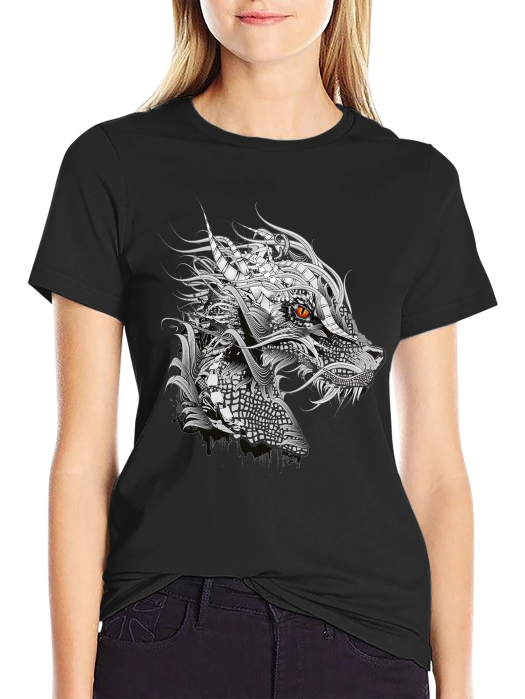 Dragon Graphic Black T-Shirt