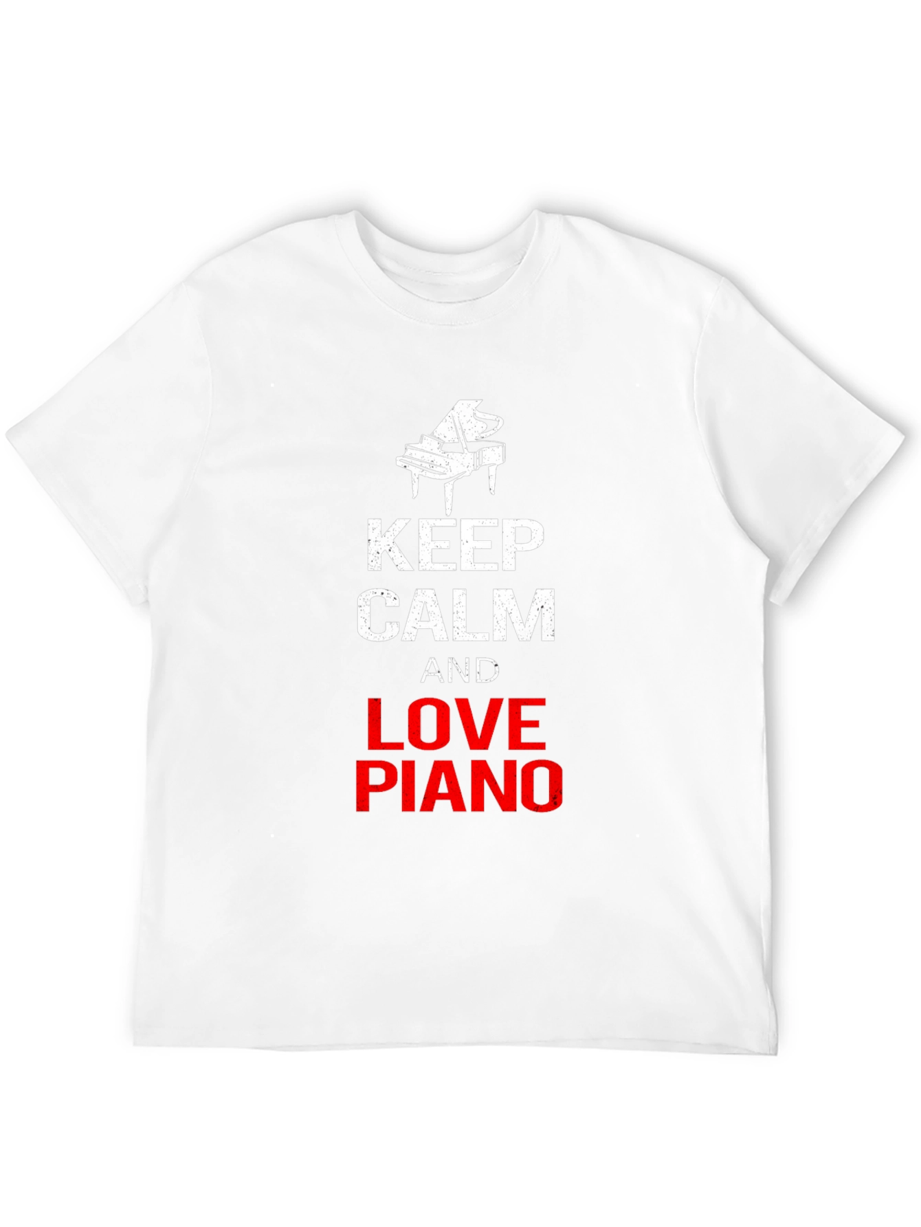 Keep Calm and Love Piano Black T-Shirt