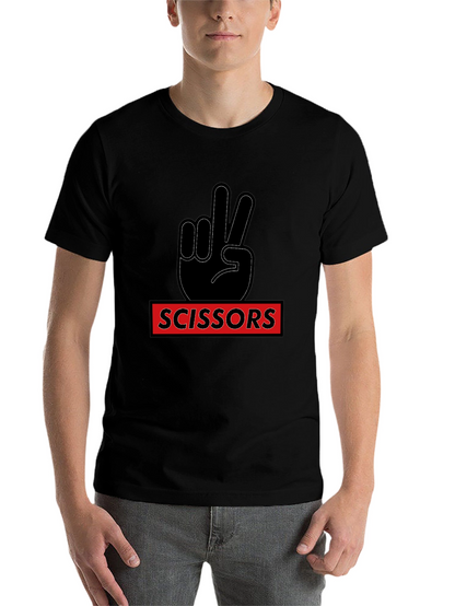 Rock Paper Scissors - Scissors Graphic Tee
