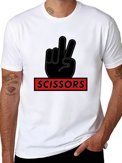 Rock Paper Scissors - Scissors Graphic Tee