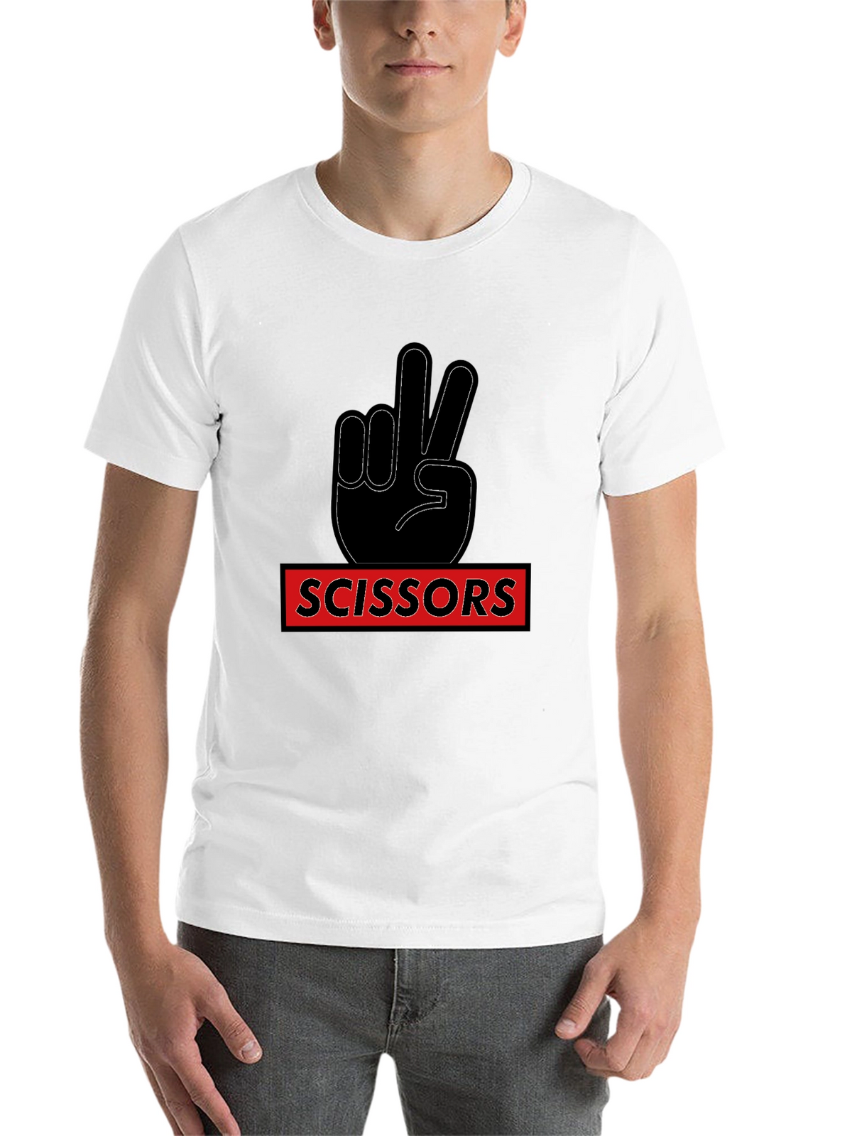 Rock Paper Scissors - Scissors Graphic Tee