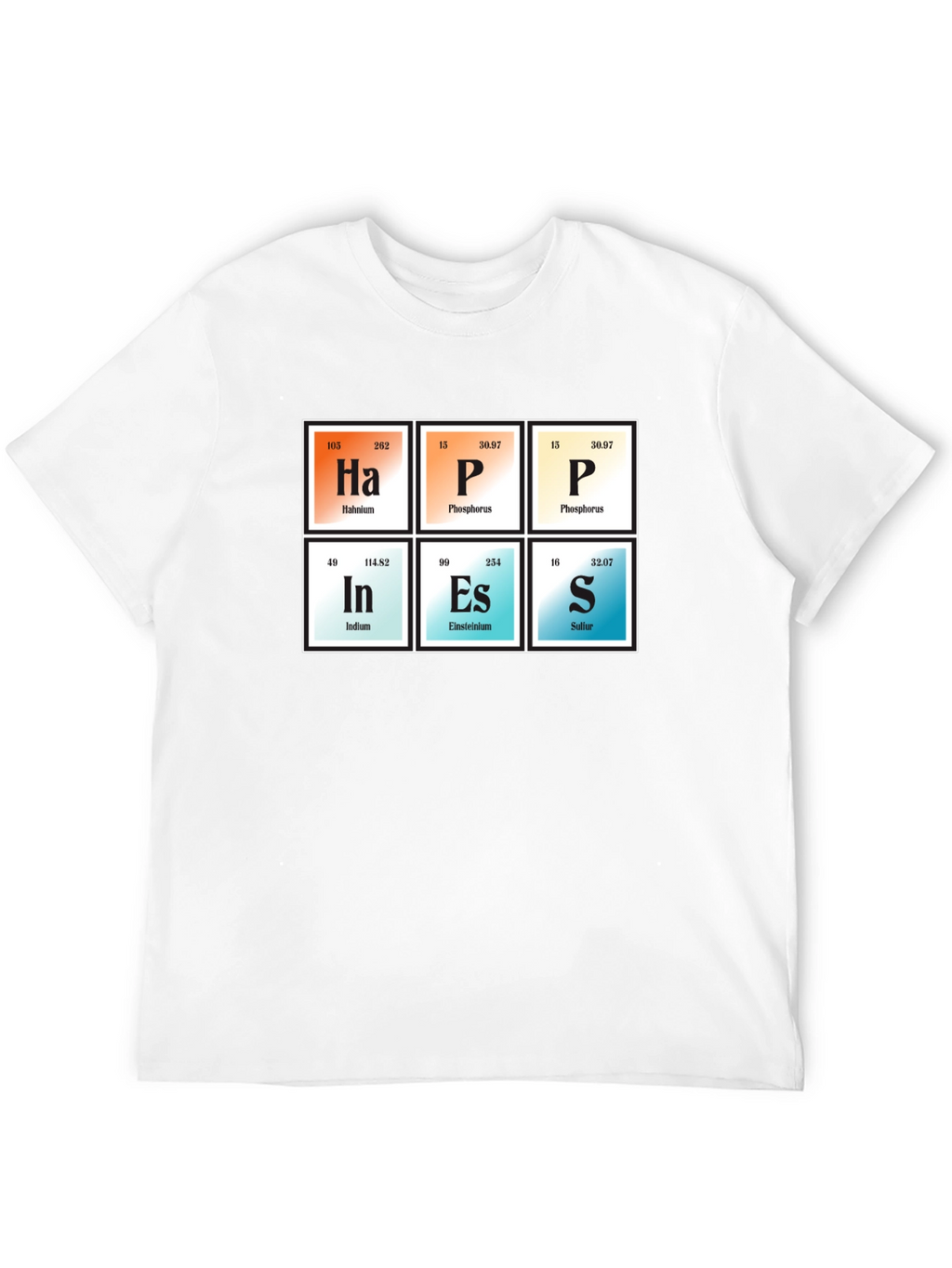 Periodic Table Inspired T-Shirt - HaPInEs
