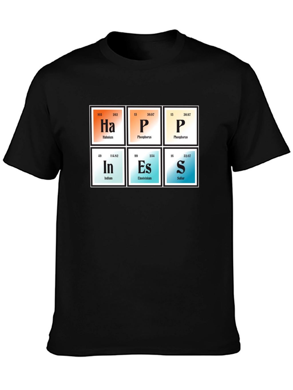 Periodic Table Inspired T-Shirt - HaPInEs