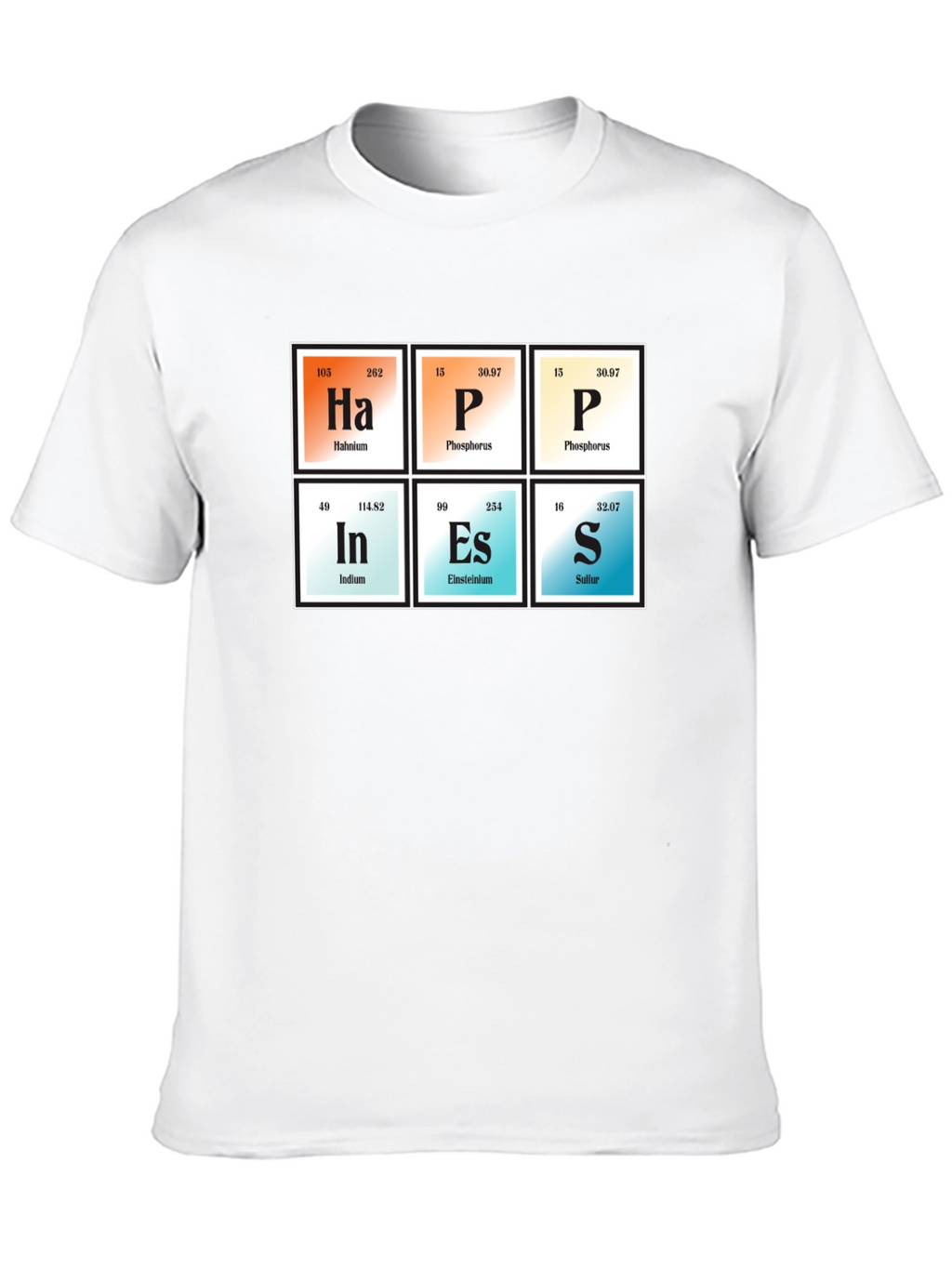 Periodic Table Inspired T-Shirt - HaPInEs