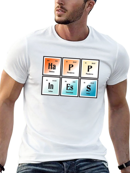 Periodic Table Inspired T-Shirt - HaPInEs