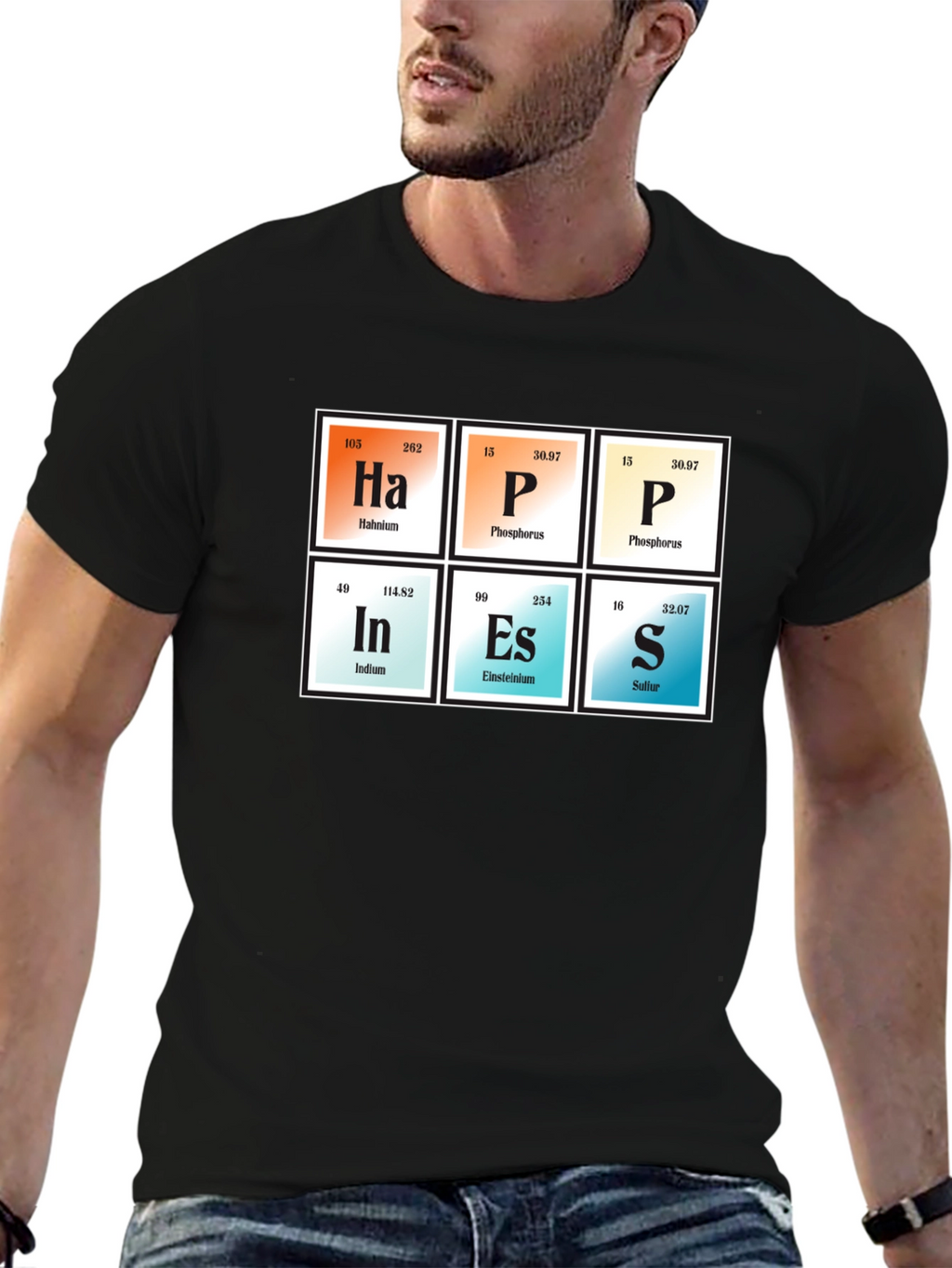 Periodic Table Inspired T-Shirt - HaPInEs