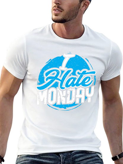 I Hate Monday Graphic Tee - Black