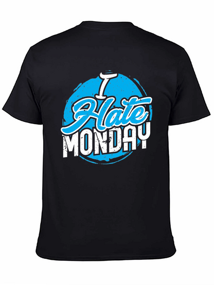 I Hate Monday Graphic Tee - Black