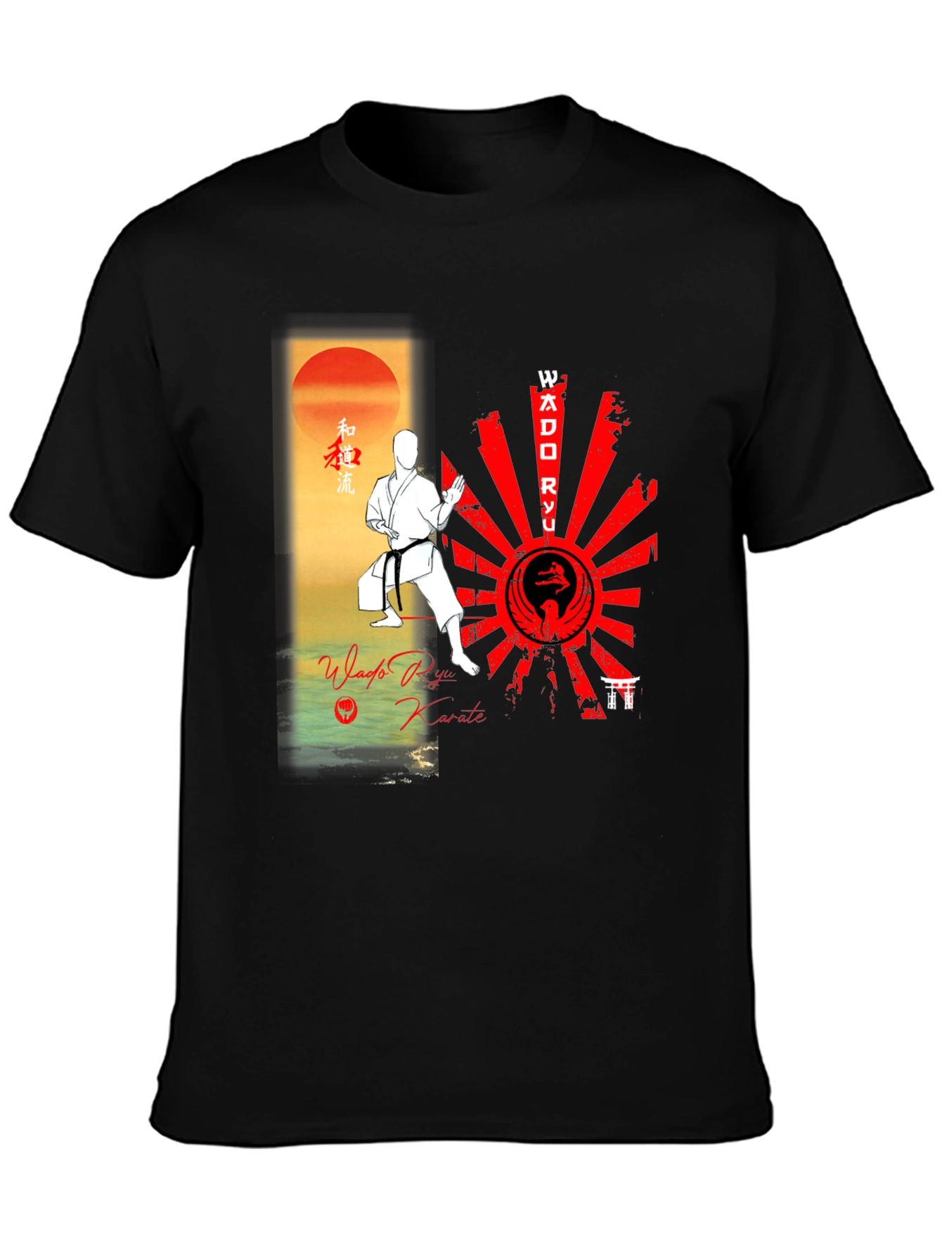 Wado Ryu Karate Graphic T-Shirt Martial Arts