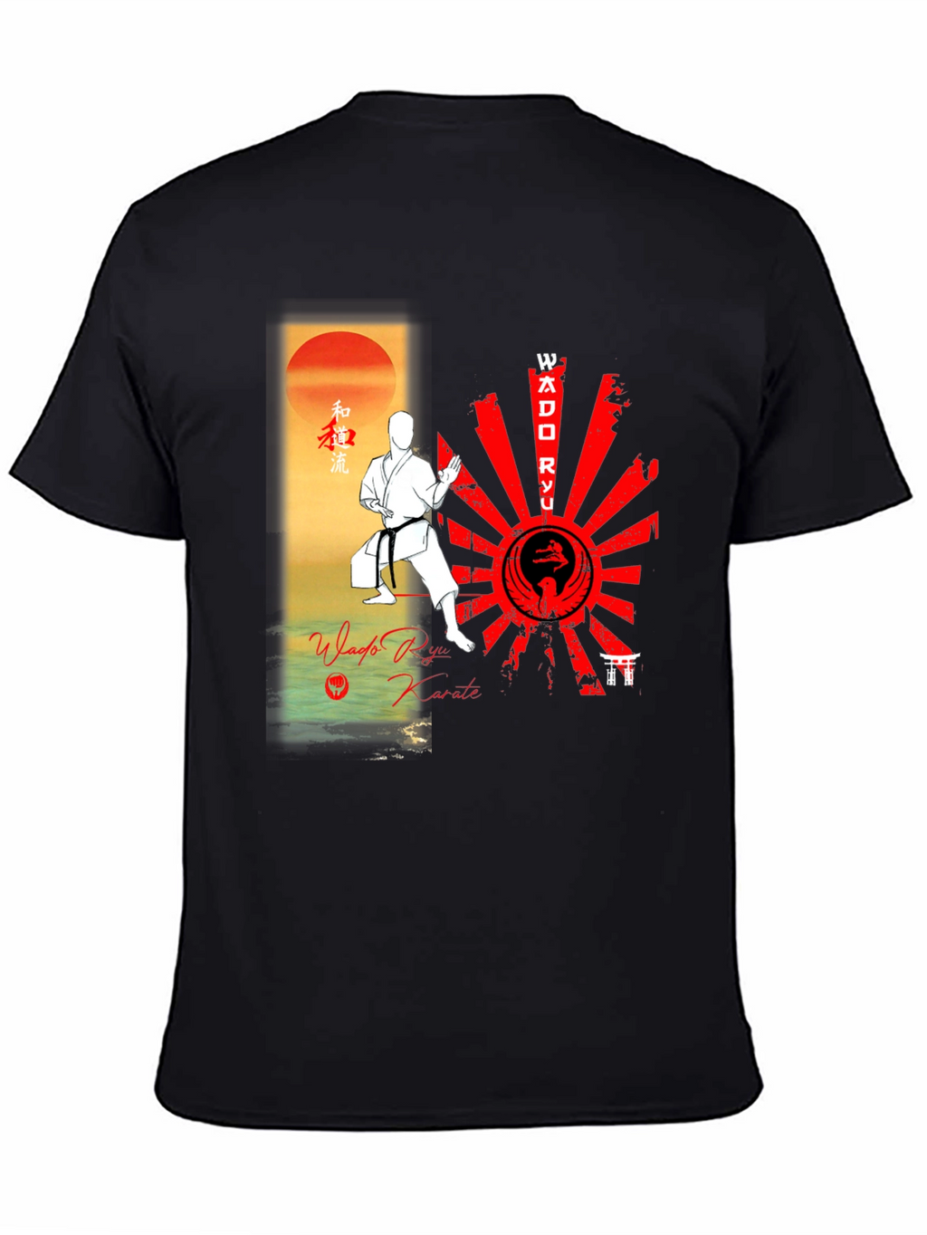 Wado Ryu Karate Graphic T-Shirt Martial Arts