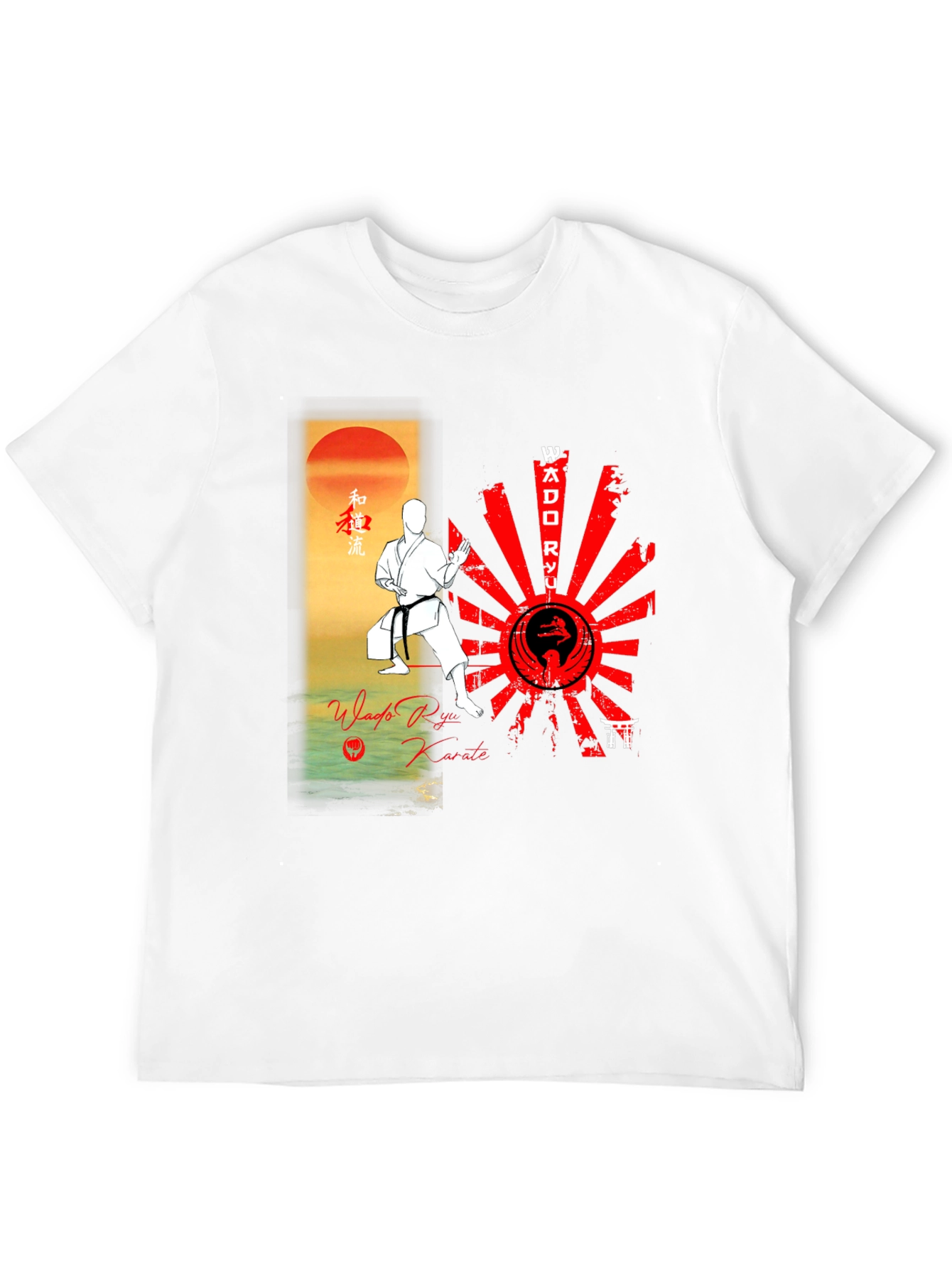Wado Ryu Karate Graphic T-Shirt Martial Arts