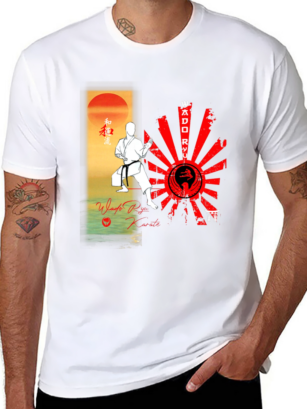 Wado Ryu Karate Graphic T-Shirt Martial Arts
