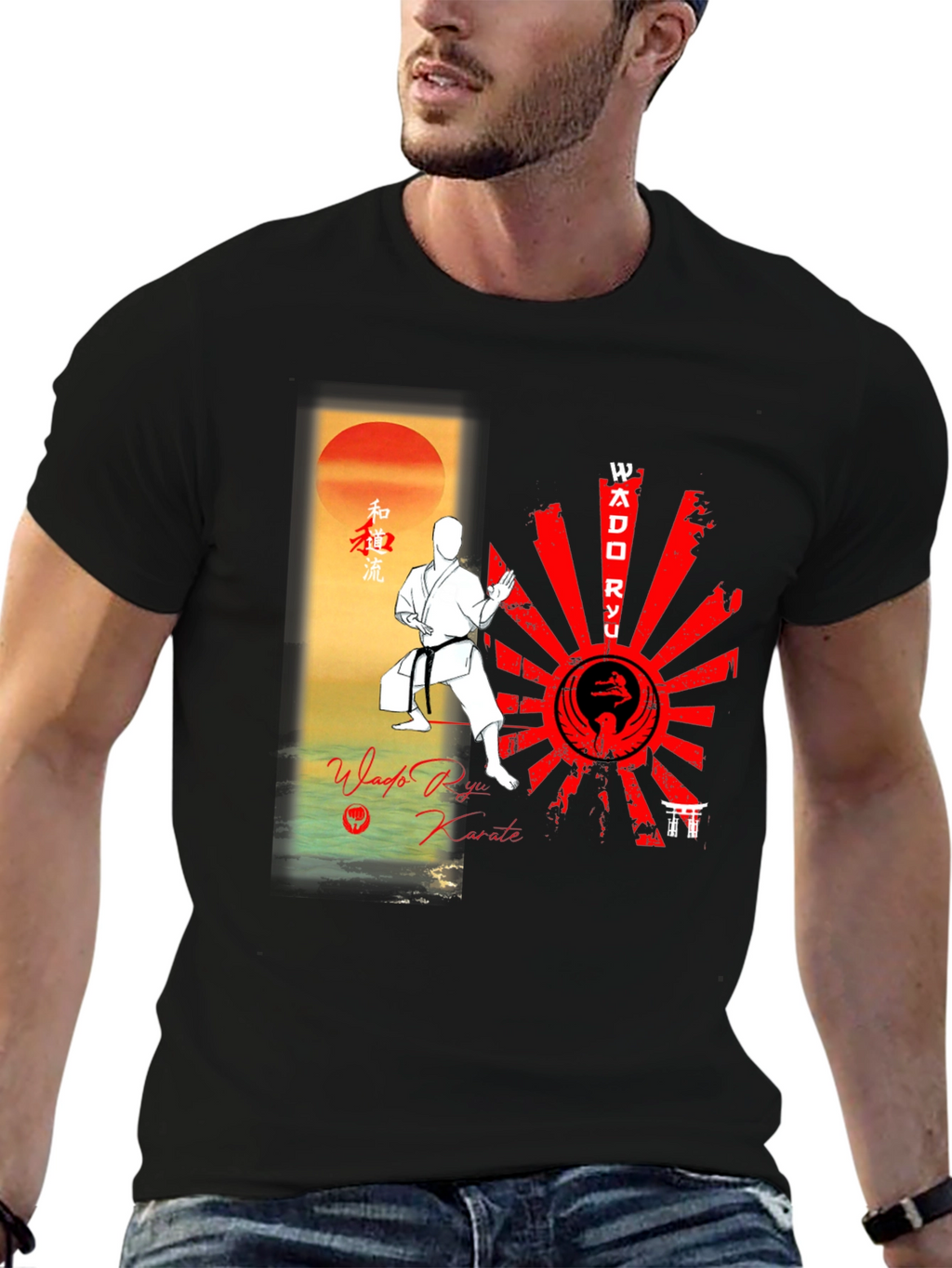 Wado Ryu Karate Graphic T-Shirt Martial Arts