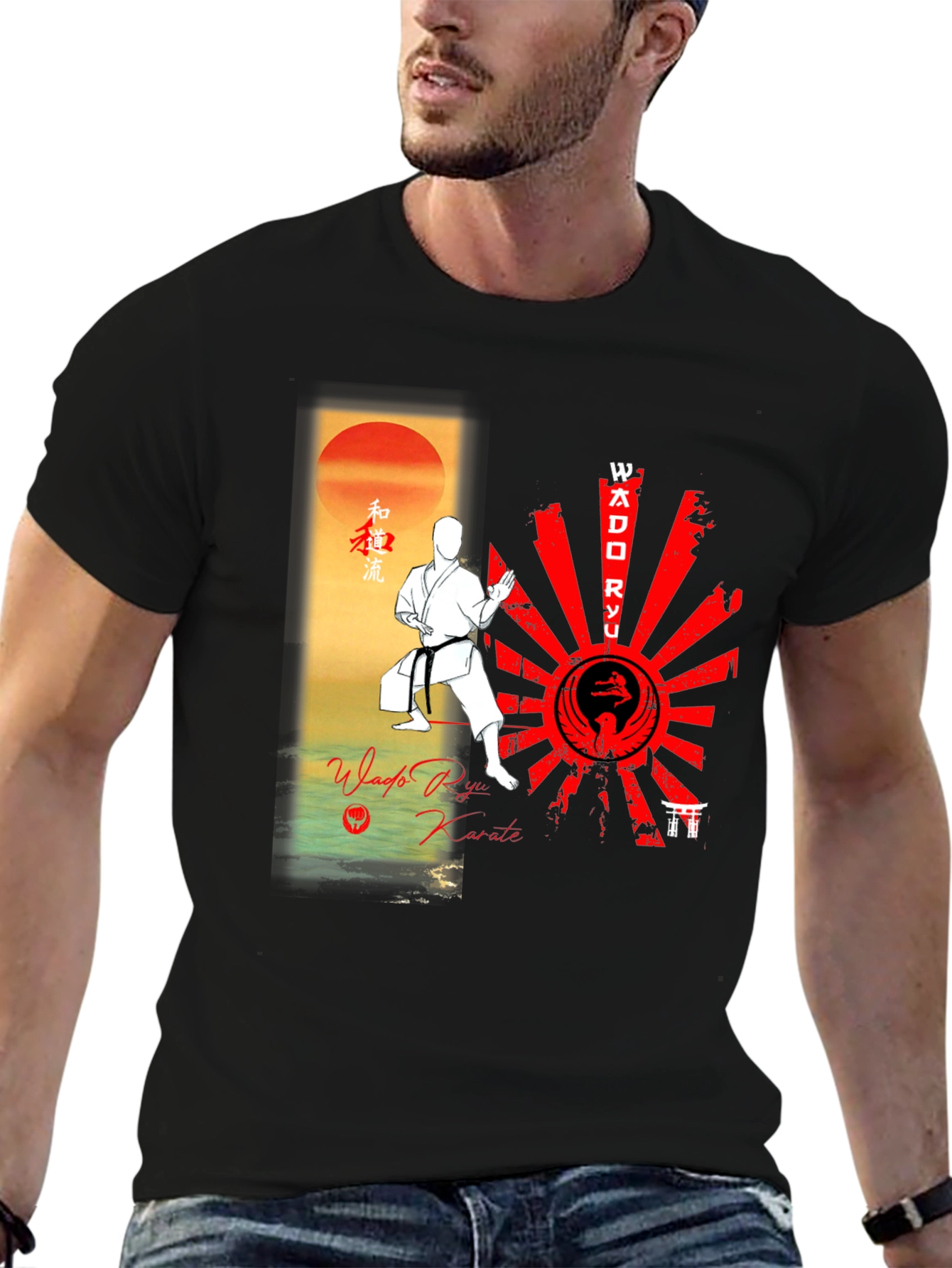 Wado Ryu Karate Graphic T-Shirt Martial Arts