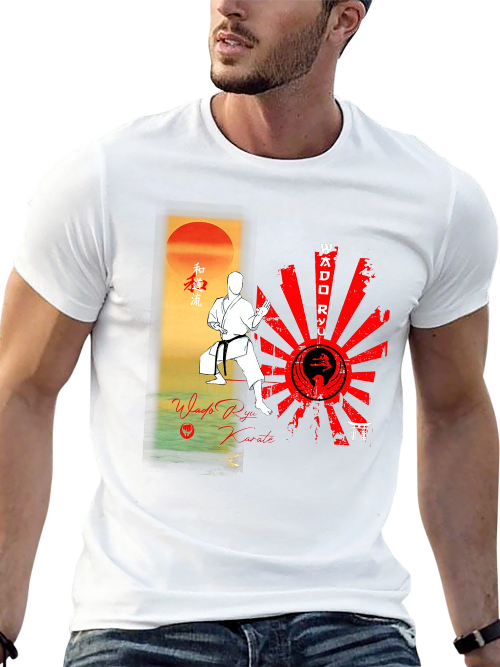 Wado Ryu Karate Graphic T-Shirt Martial Arts