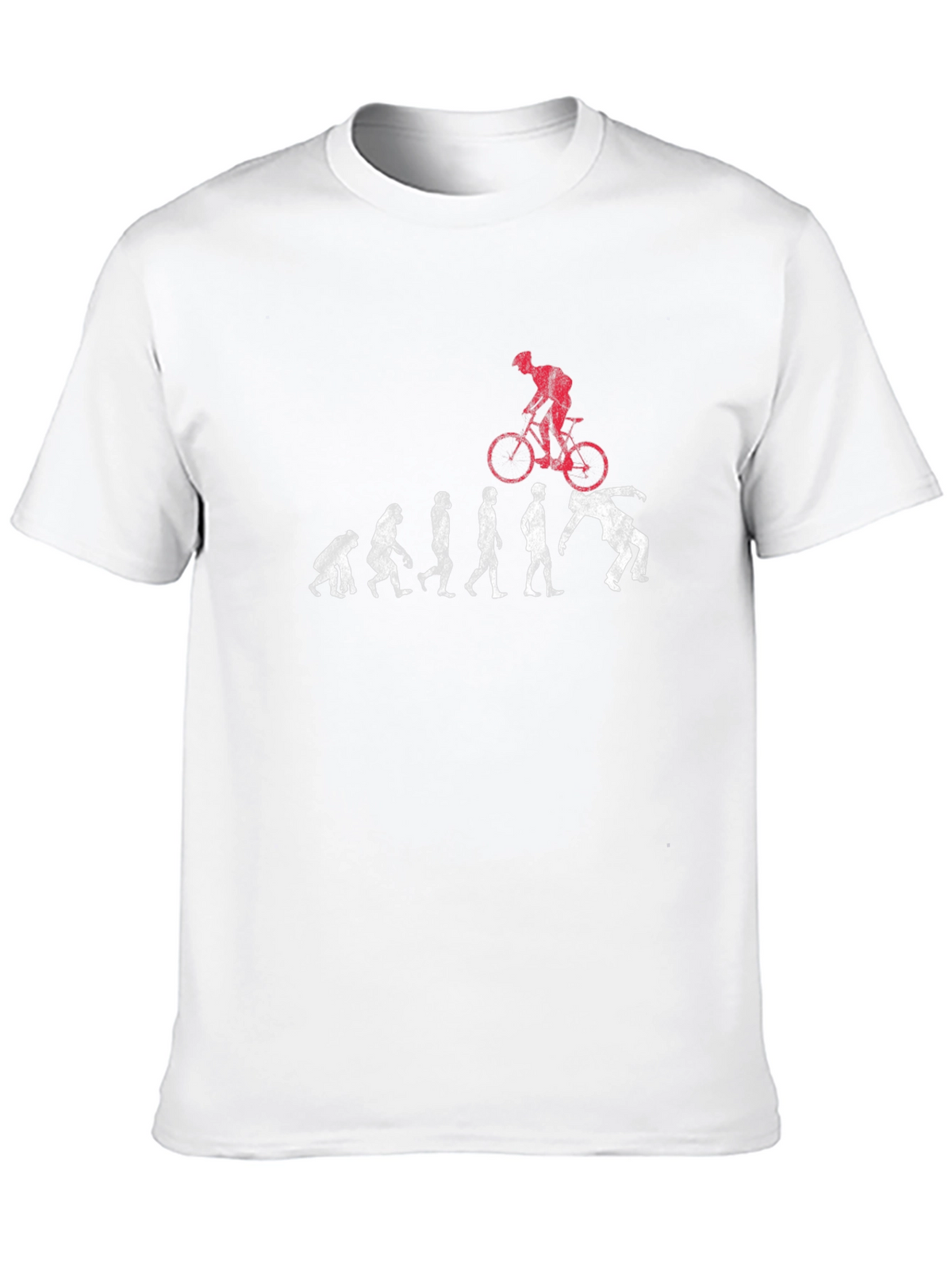 Evolution of Man to Biker T-Shirt