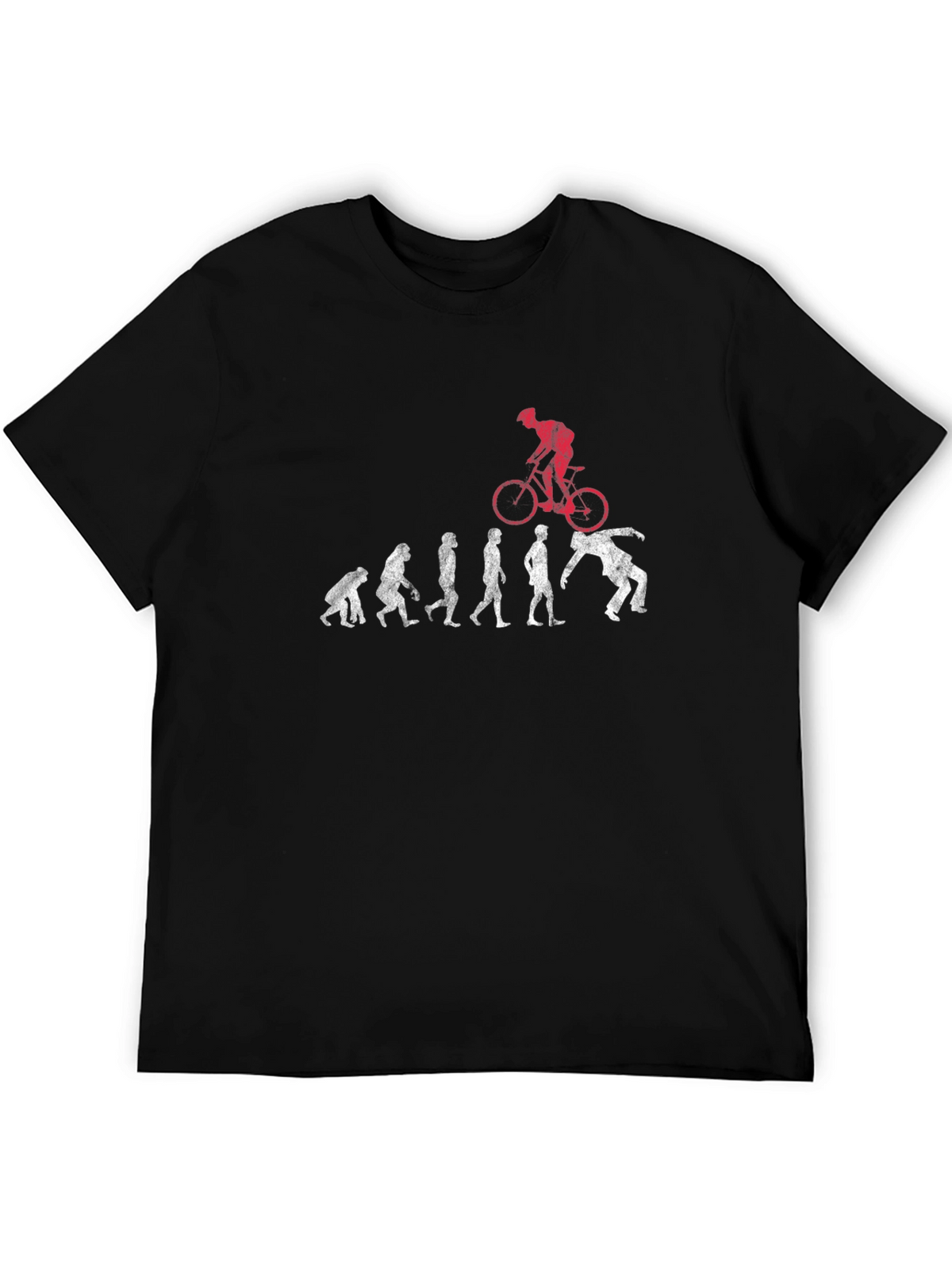 Evolution of Man to Biker T-Shirt