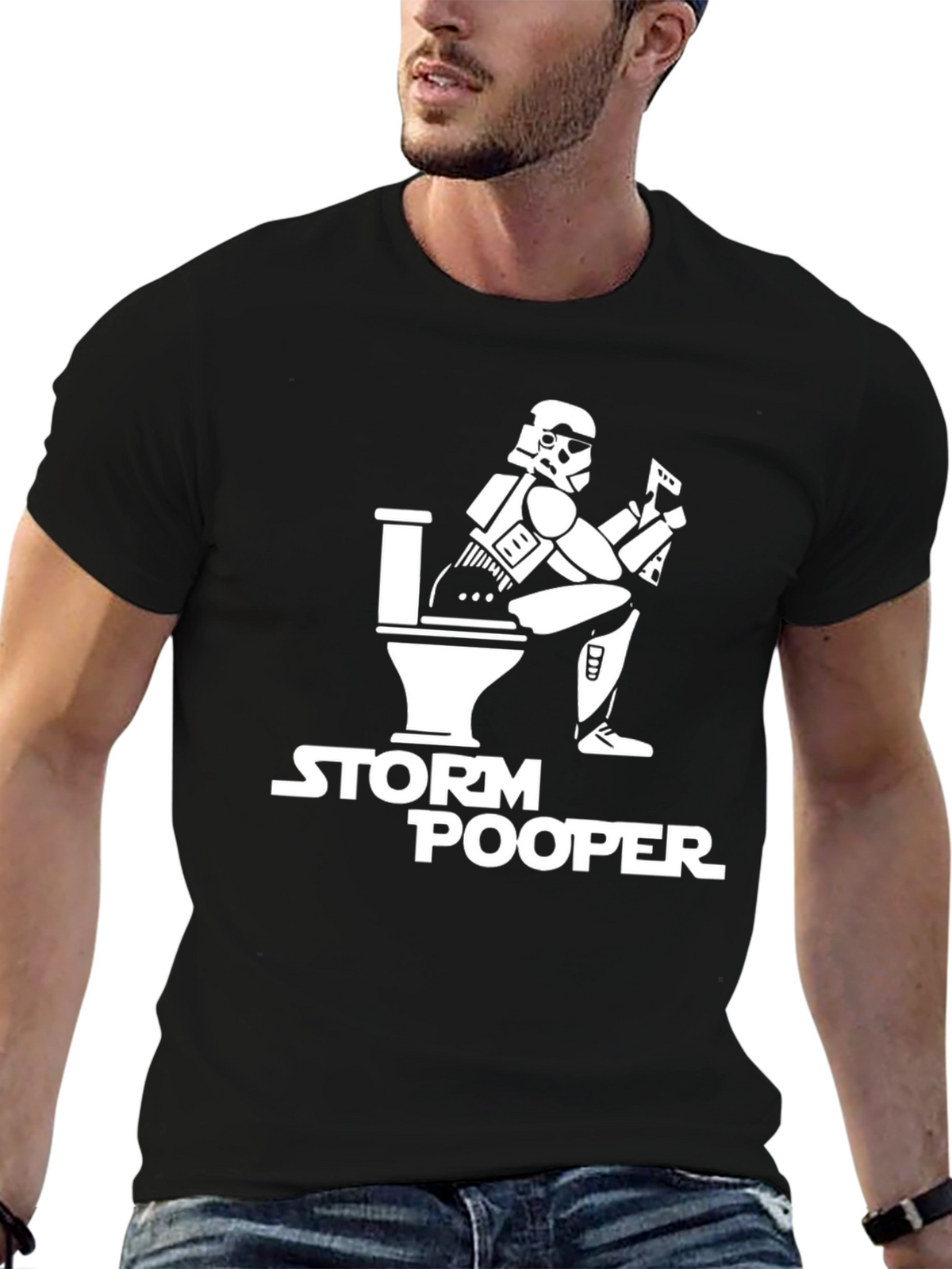 Storm Pooper Funny Graphic T-Shirt
