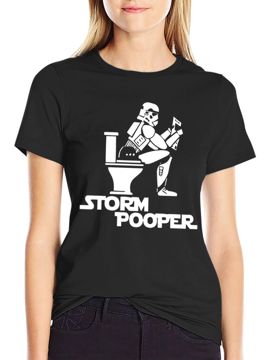 Storm Pooper Funny Graphic T-Shirt