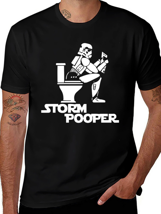 Storm Pooper Funny Graphic T-Shirt
