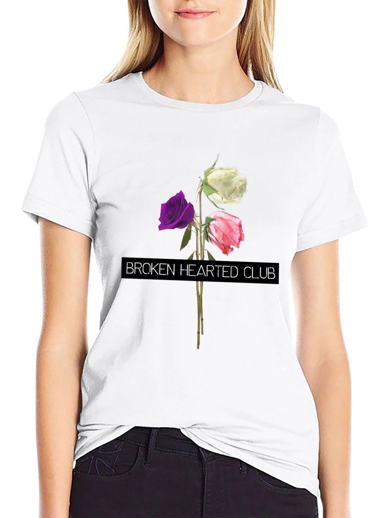 Broken Hearted Club Floral T-Shirt