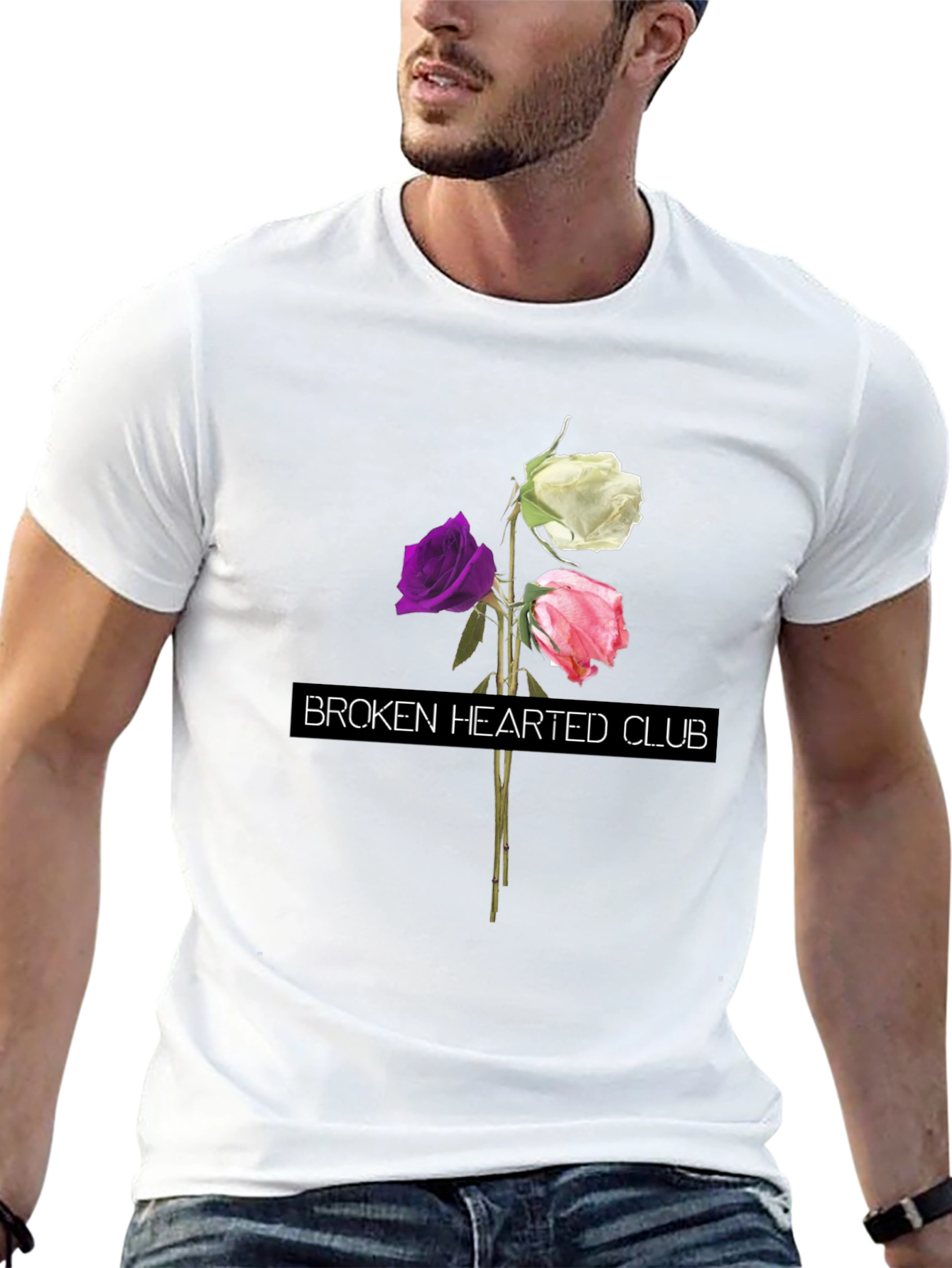 Broken Hearted Club Floral T-Shirt