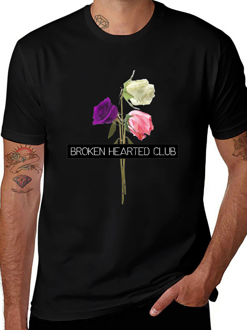 Broken Hearted Club Floral T-Shirt