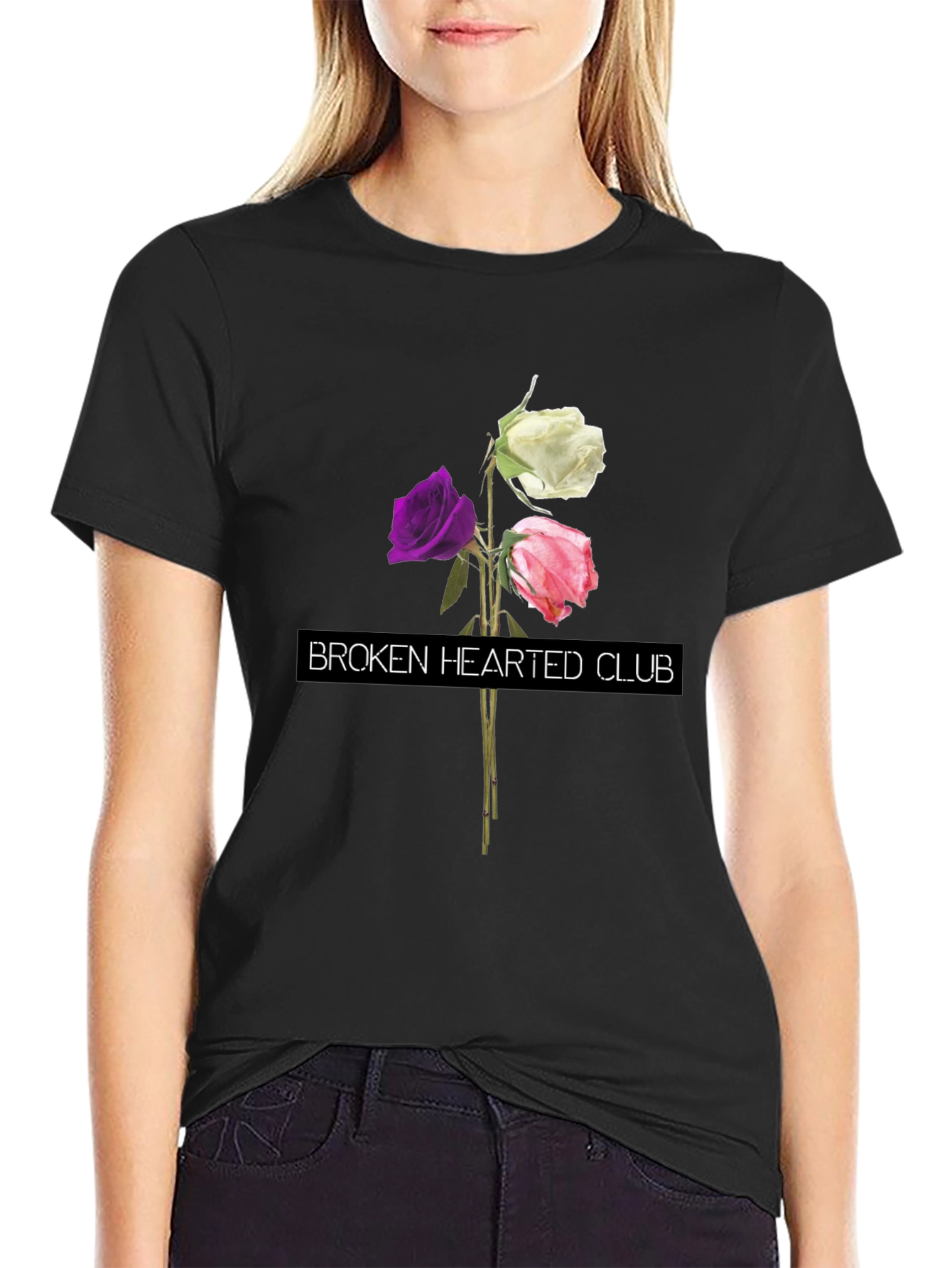 Broken Hearted Club Floral T-Shirt