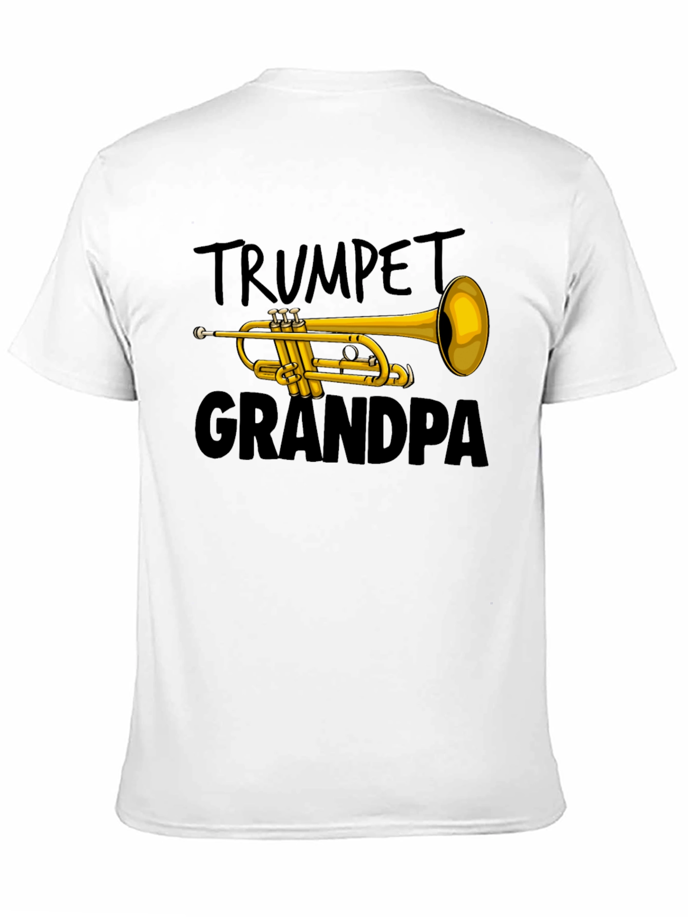 Trumpet Grandpa T-Shirt - Musician Grandfather Gift