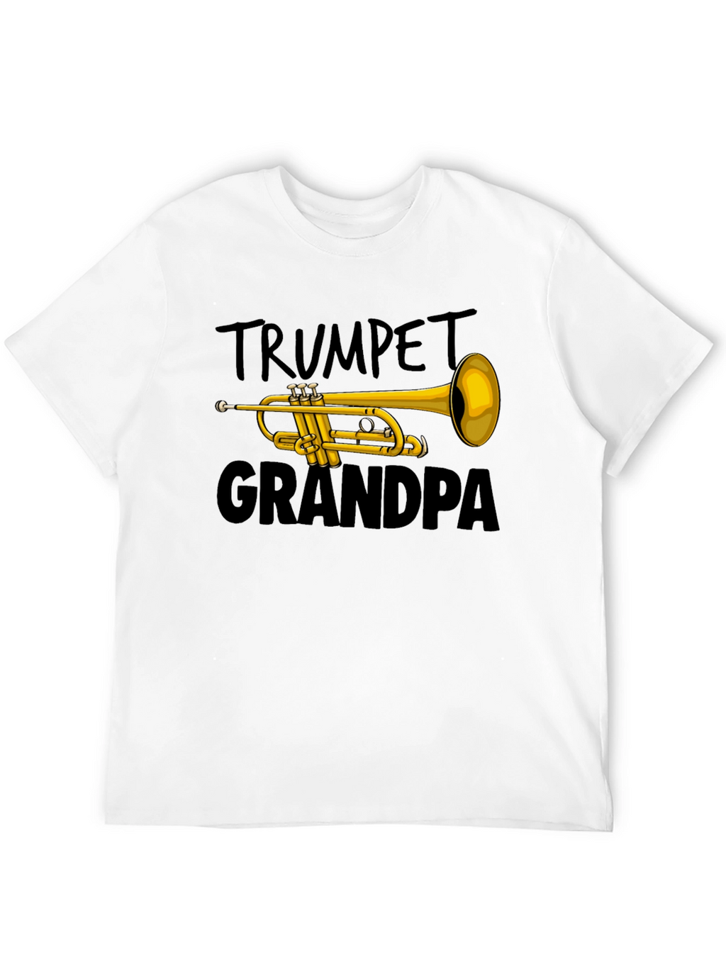 Trumpet Grandpa T-Shirt - Musician Grandfather Gift
