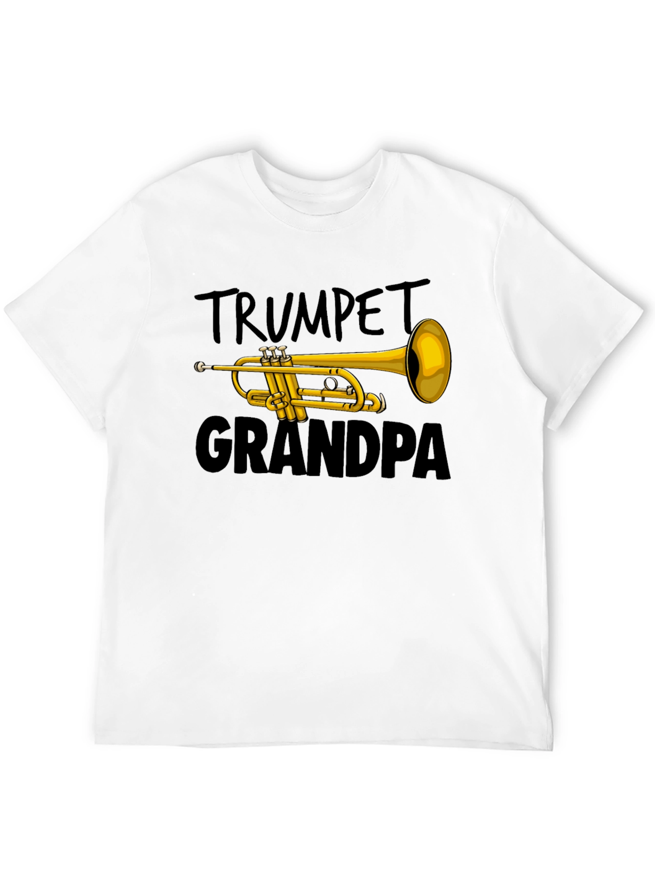 Trumpet Grandpa T-Shirt - Musician Grandfather Gift