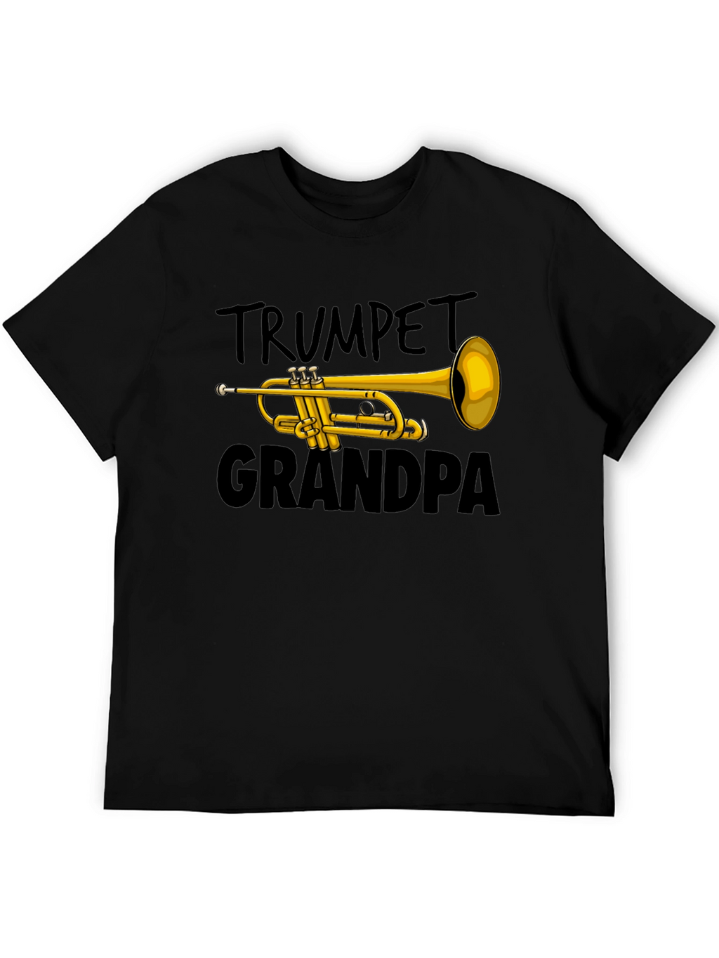 Trumpet Grandpa T-Shirt - Musician Grandfather Gift