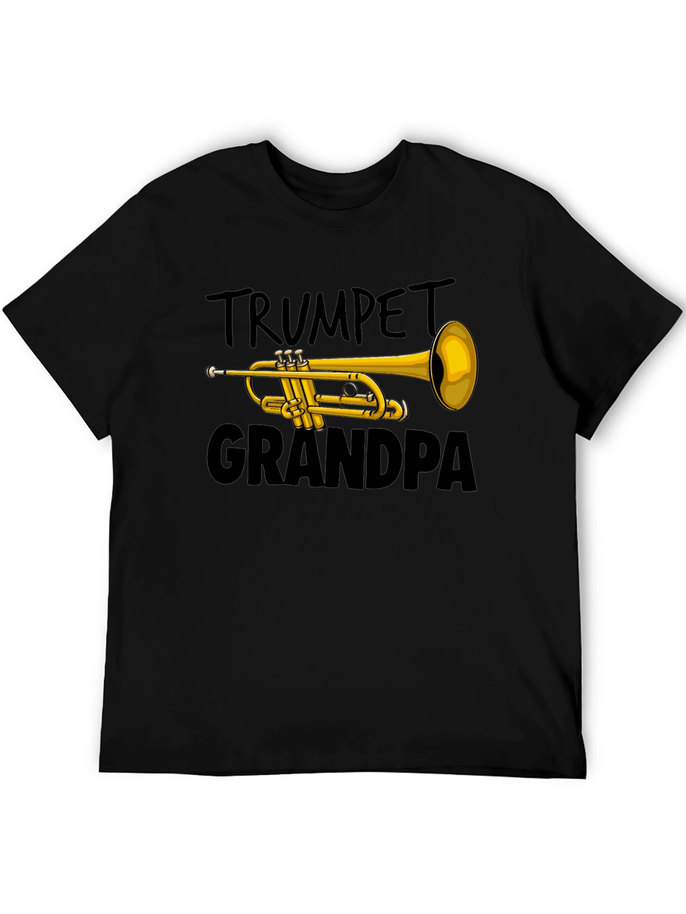 Trumpet Grandpa T-Shirt - Musician Grandfather Gift