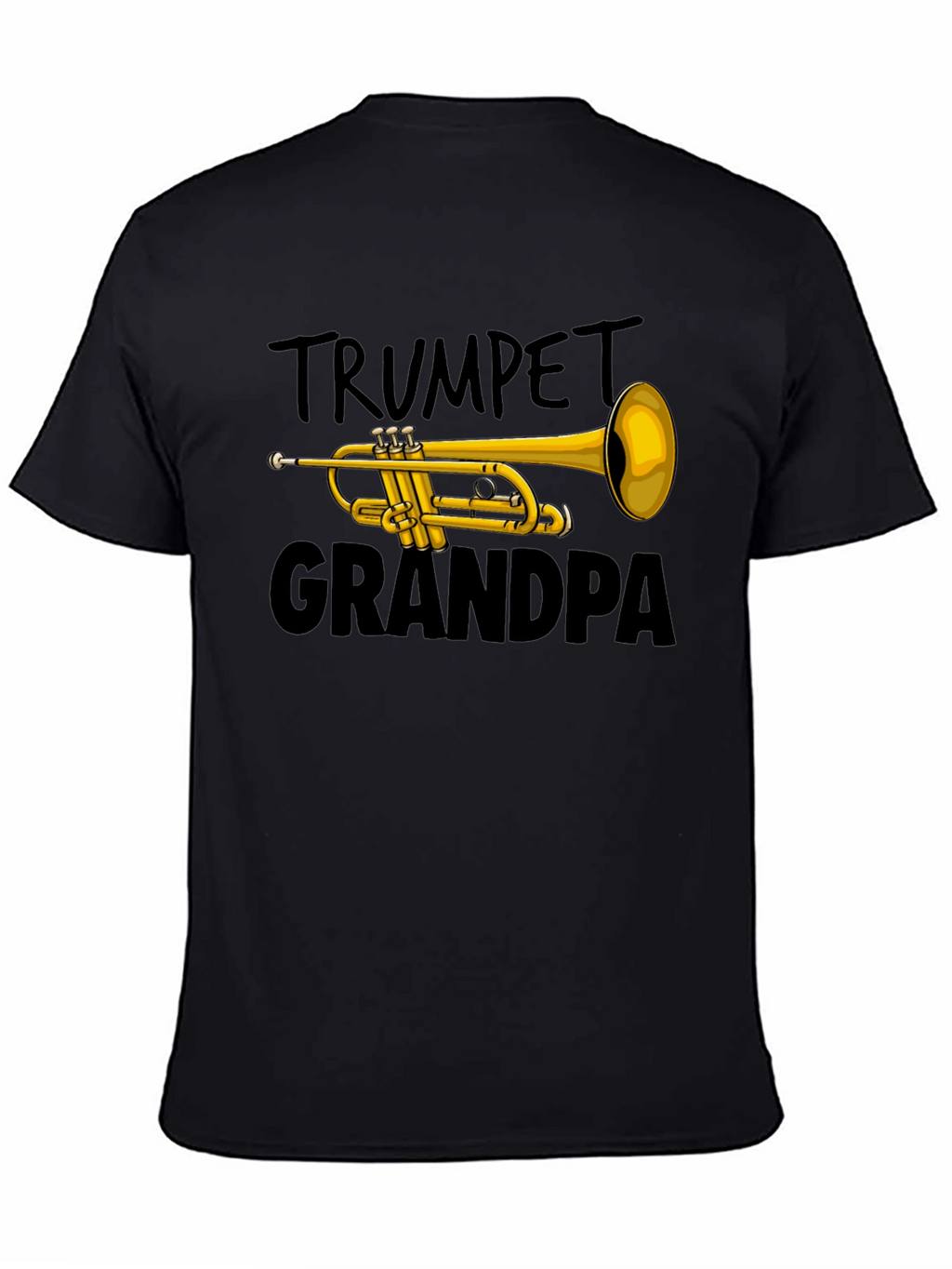 Trumpet Grandpa T-Shirt - Musician Grandfather Gift