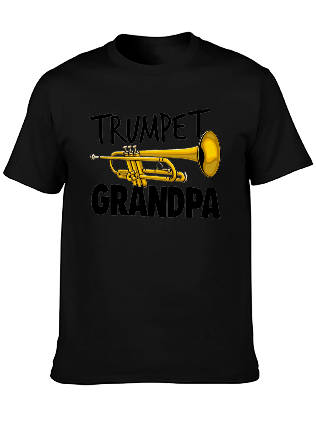 Trumpet Grandpa T-Shirt - Musician Grandfather Gift