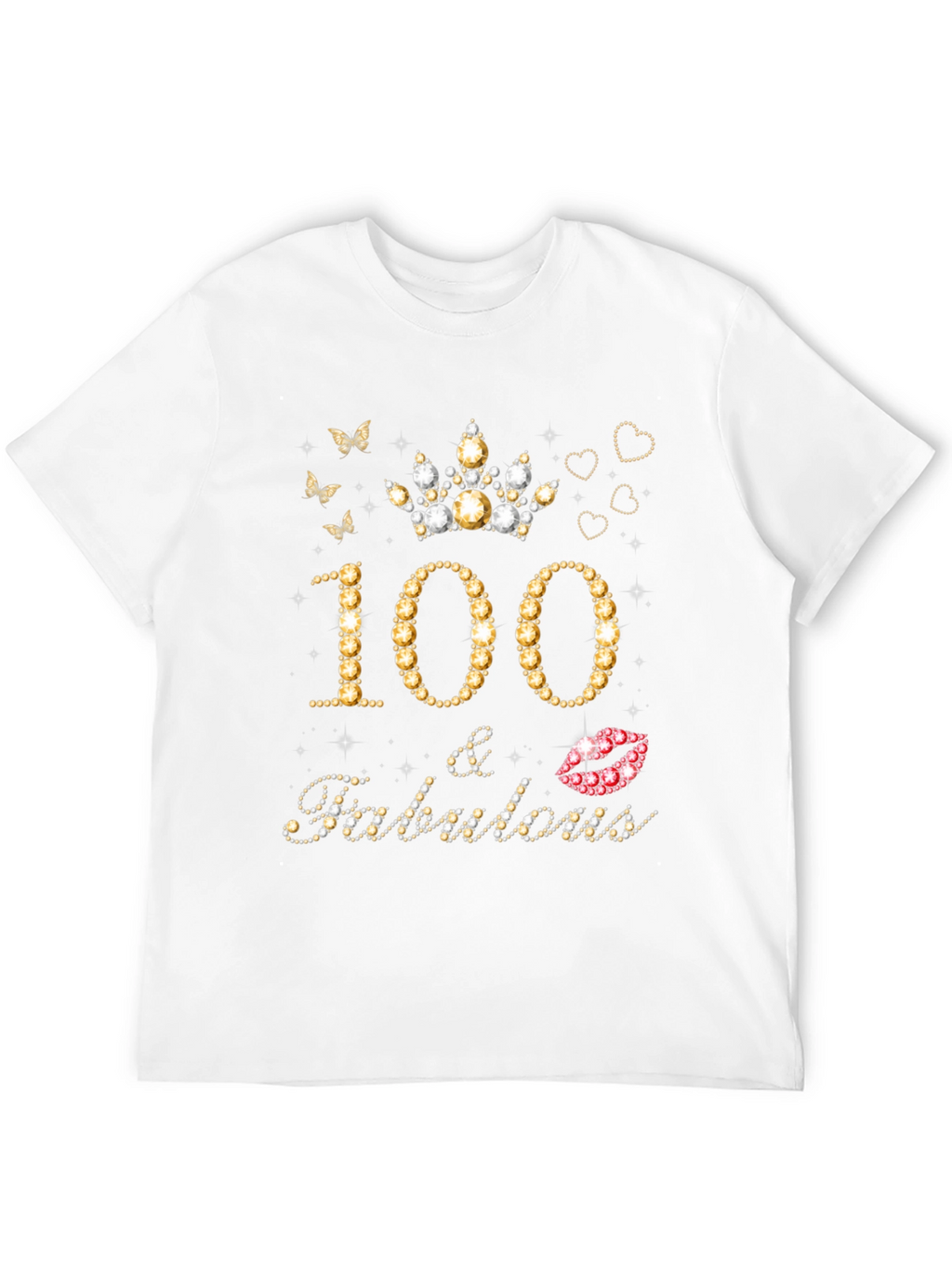 100 & Fabulous Birthday Graphic Tee