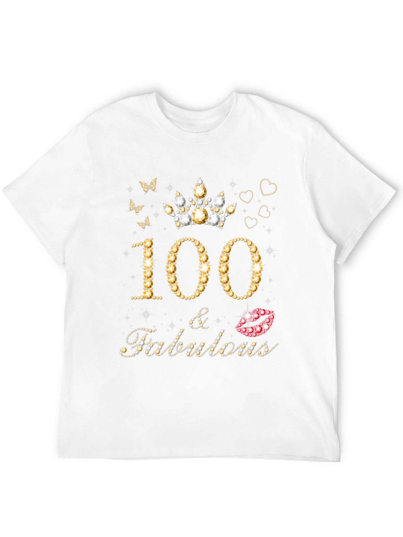 100 & Fabulous Birthday Graphic Tee