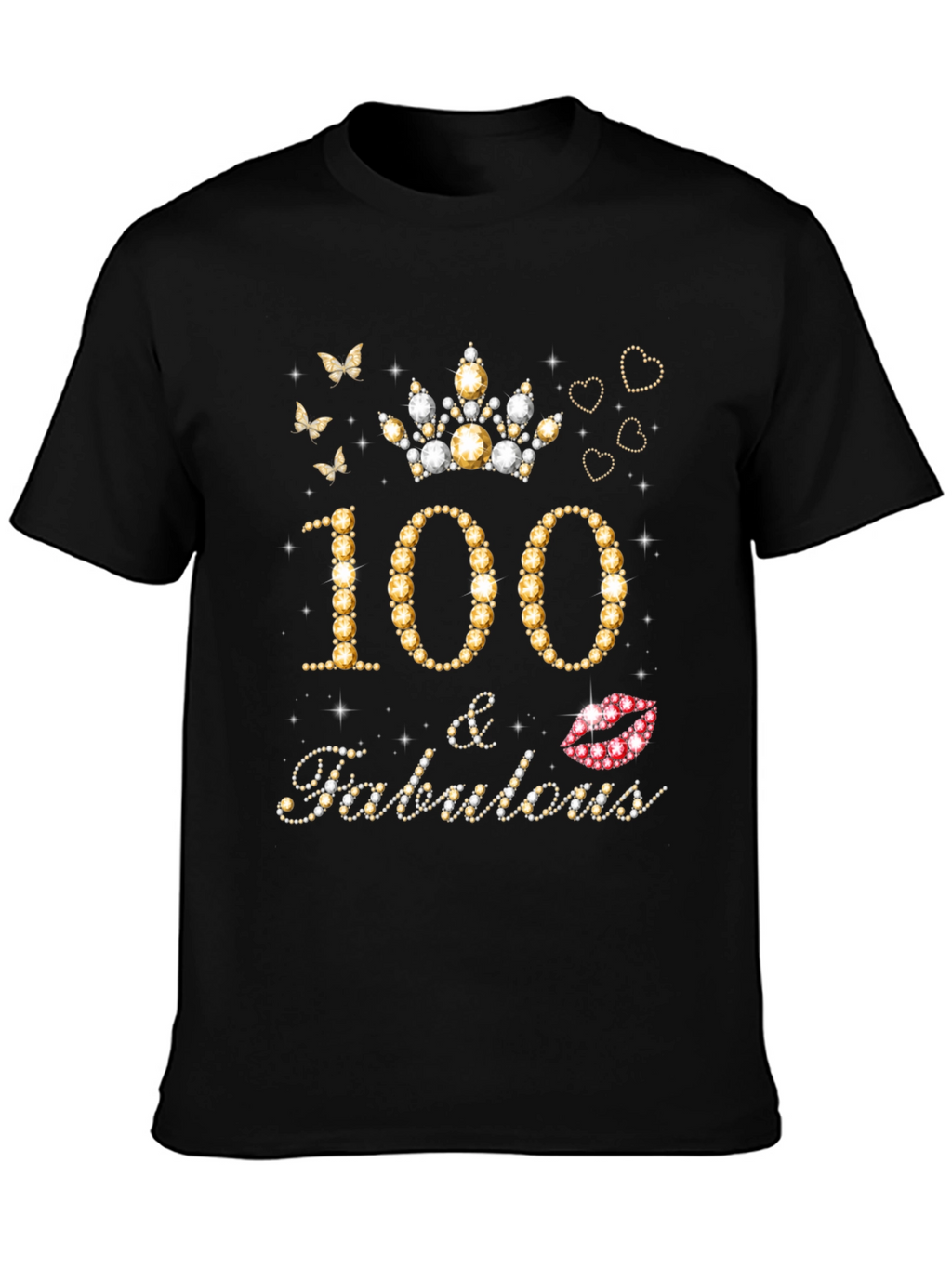100 & Fabulous Birthday Graphic Tee