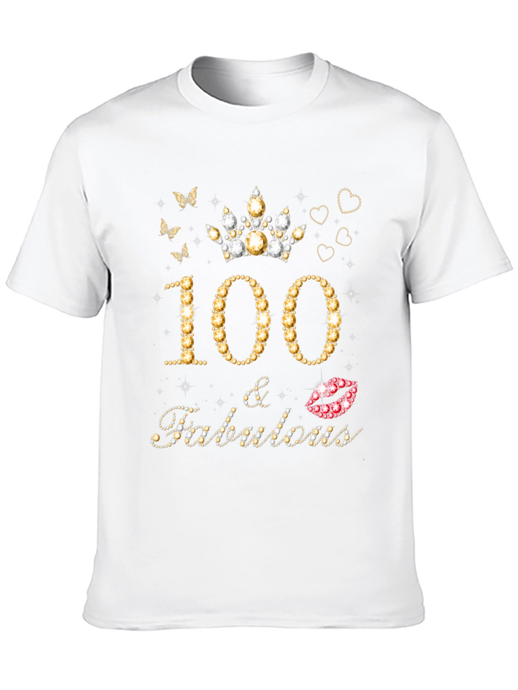 100 & Fabulous Birthday Graphic Tee