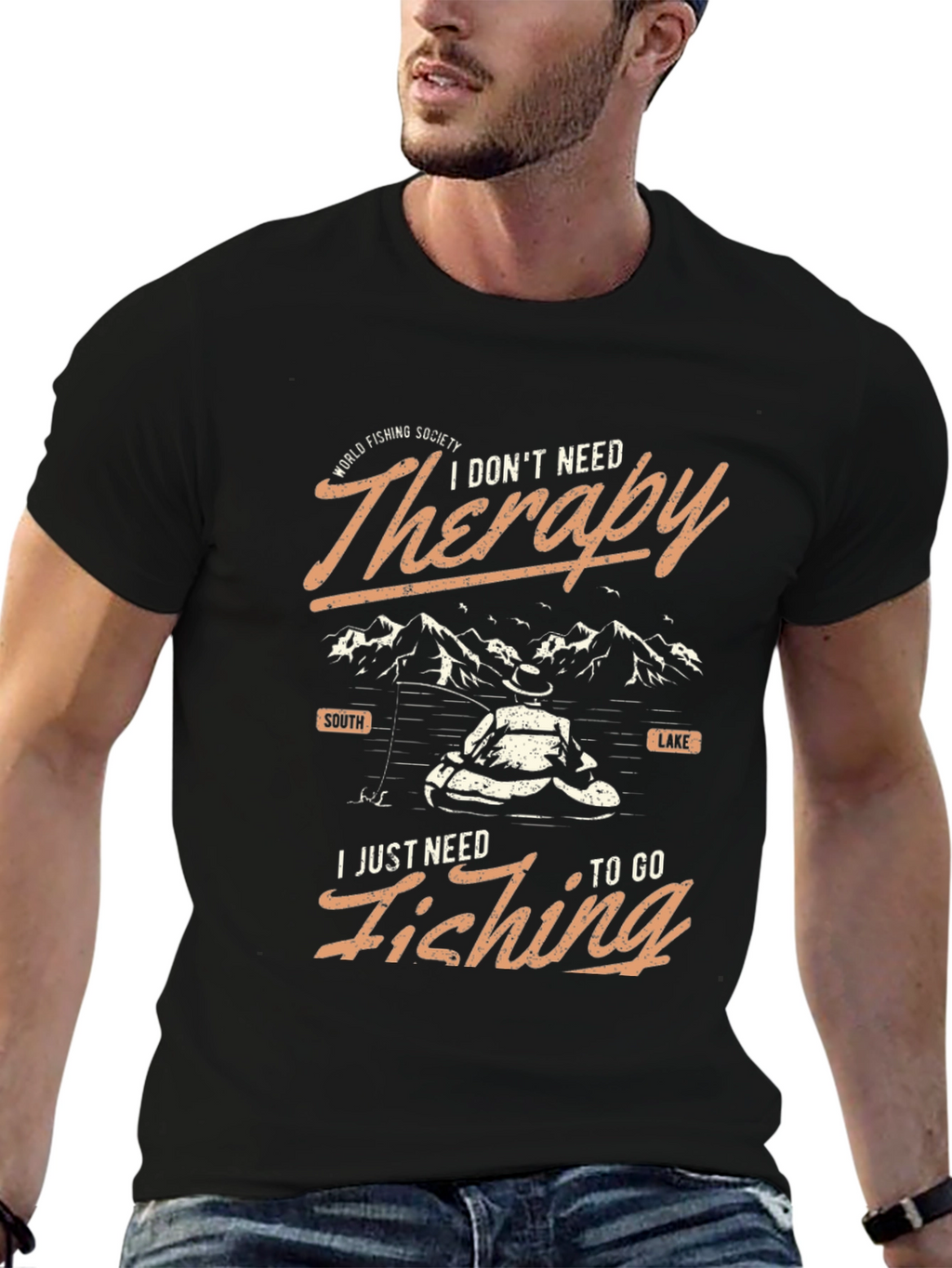 Fishing Therapy T-Shirt - Anglers Essential
