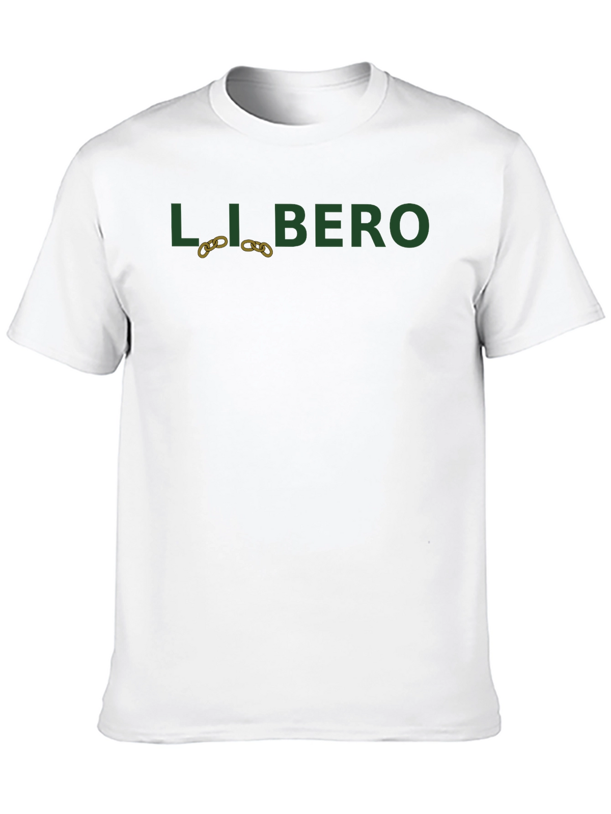 Libero Graphic Print Black T-Shirt