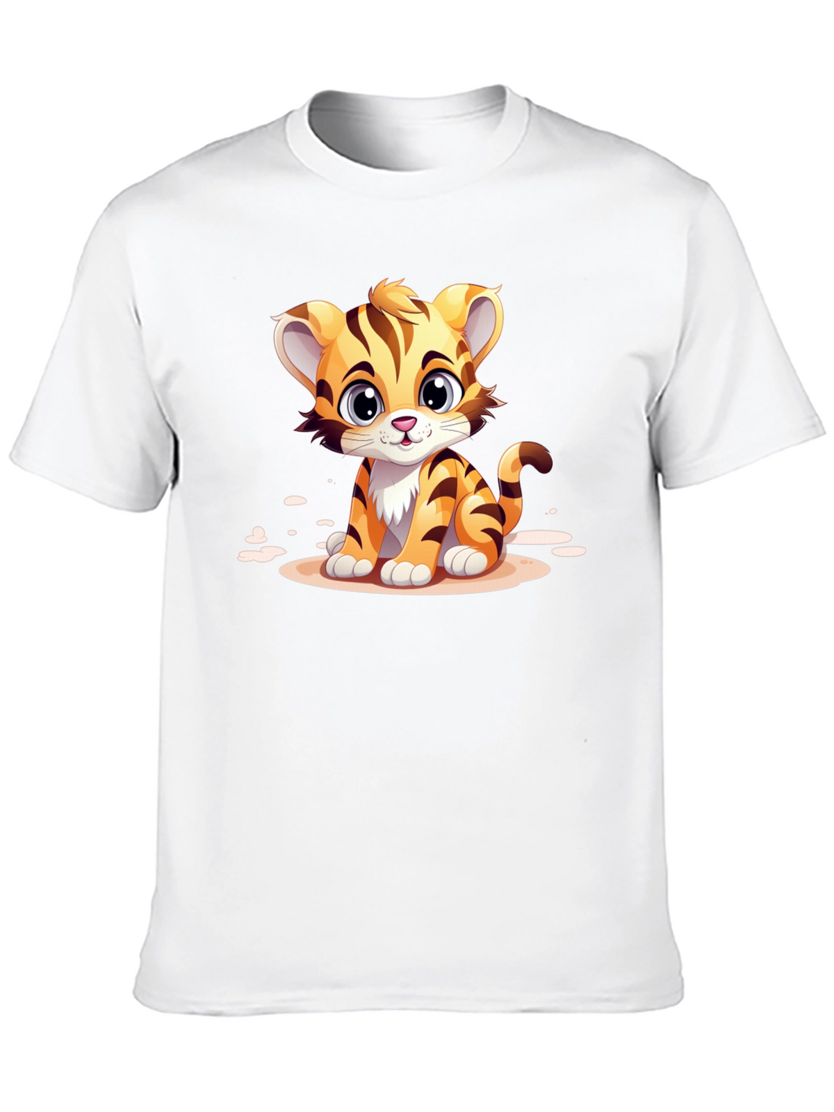 Cute Cartoon Tiger T-Shirt