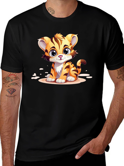 Cute Cartoon Tiger T-Shirt