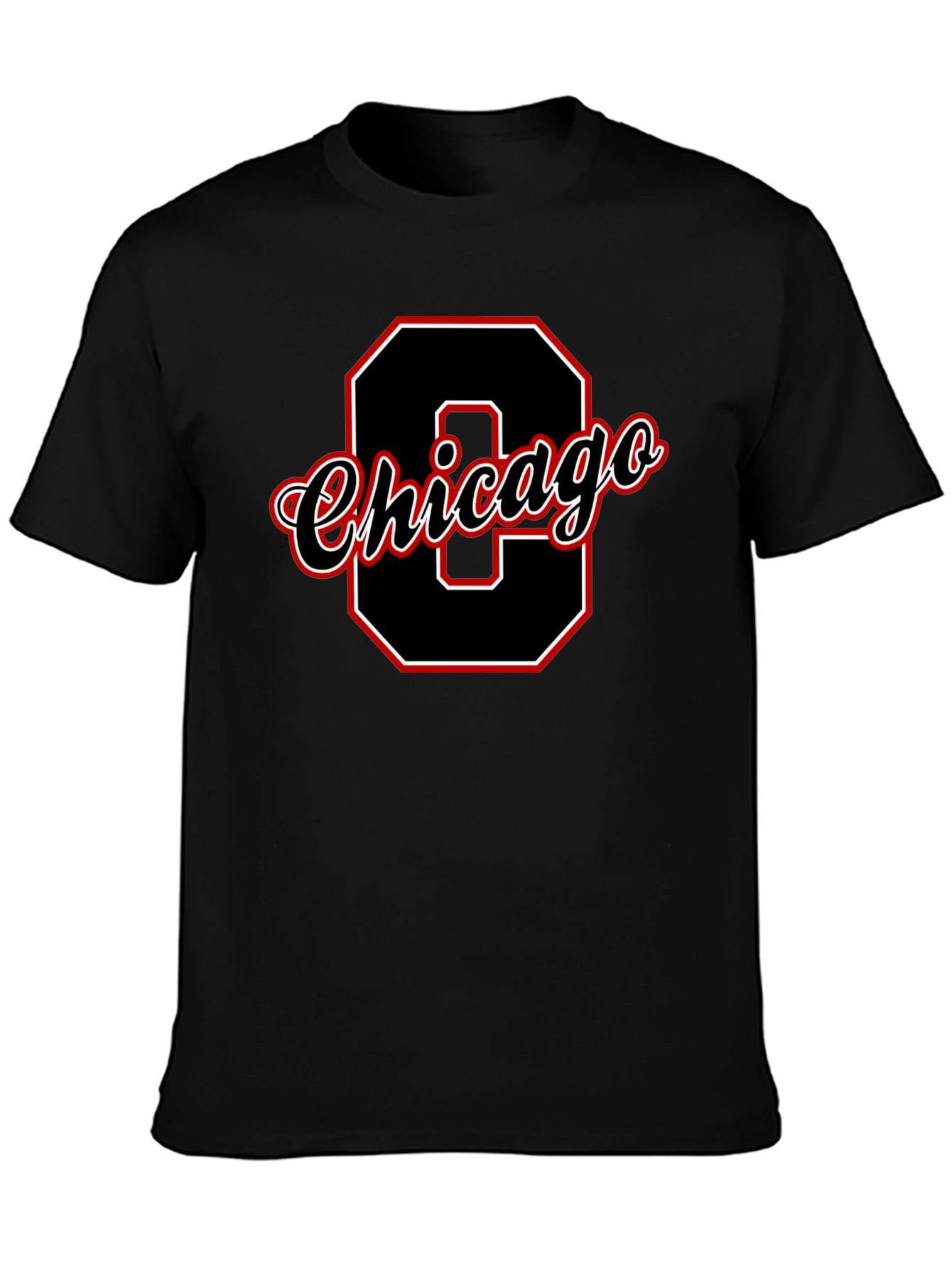 Chicago Black Graphic T-Shirt